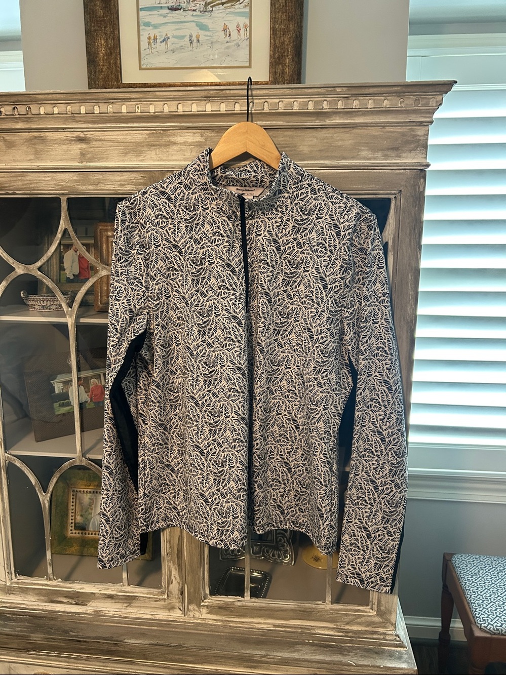 Tommy Bahama Black & White Every Active Quarter-Zip Pullover